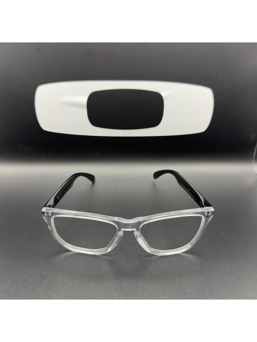 Oakley Frogskin Polished Clear/Polished Black Frame